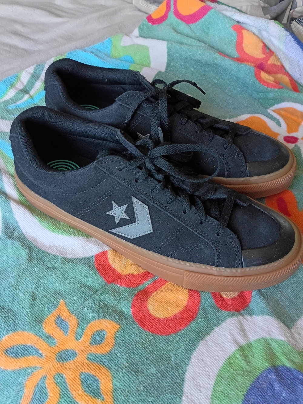 Size 11.5 Converse Black Gum Bottoms